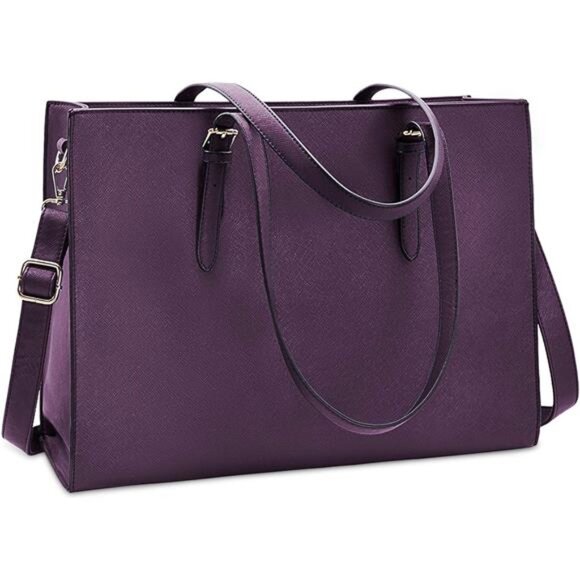 Laptop Bag Waterproof Lightweight Purple - Picture 1 of 6